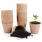 50x Eco Friendly Plant Nursery Seed Flower Pots for Seedling with Glove & Labels